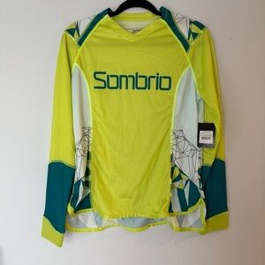 NWT Sombrio Burst Jersey Women's Cycling‎ MTB Lime Color Size M